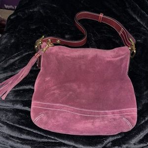 Red/Purple Coach Bag